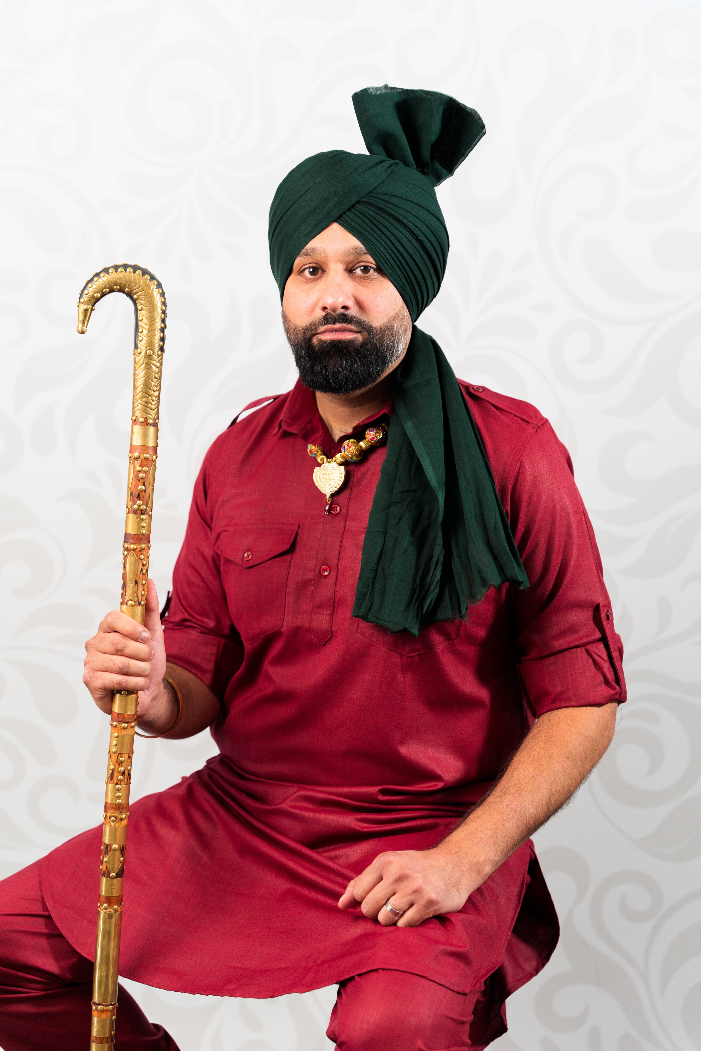 Punjabi Kurta Pyjama Maroon